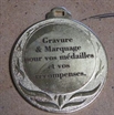 gravure médaille bronze