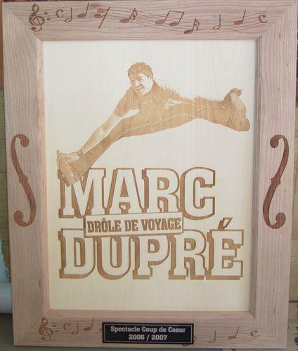 Photogravure sur trophée